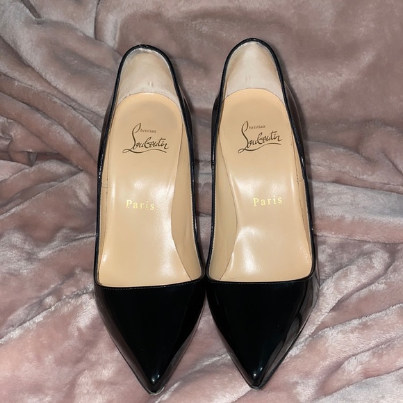 Christian Louboutin So Kate Patent Pointed-Toe Red Sole Pump - Picture 6 of 7